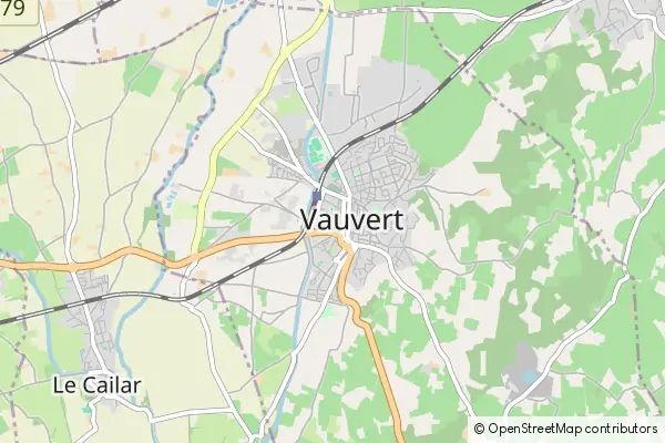 Mapa Vauvert