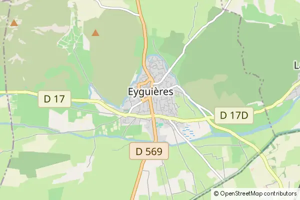 Mapa Eyguières