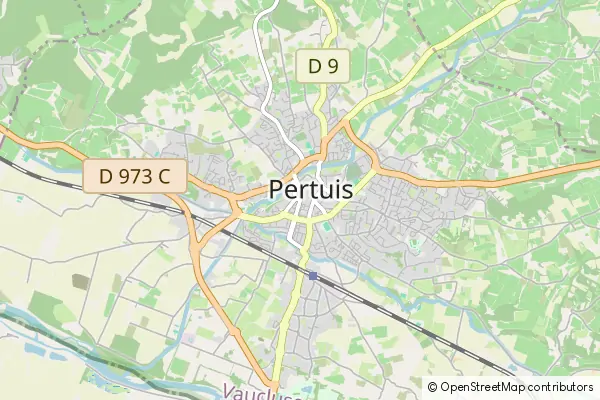 Mapa Pertuis