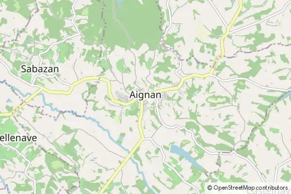 Mapa Aignan