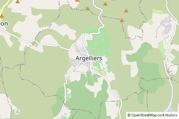 Mapa Argelliers