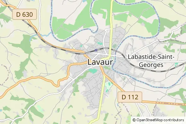 Mapa Lavaur