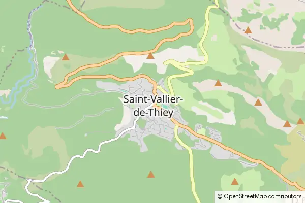 Mapa Saint-Vallier-de-Thiey