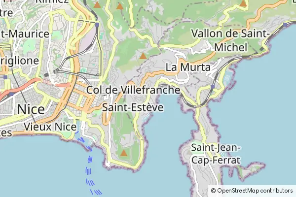 Mapa Villefranche-sur-Mer