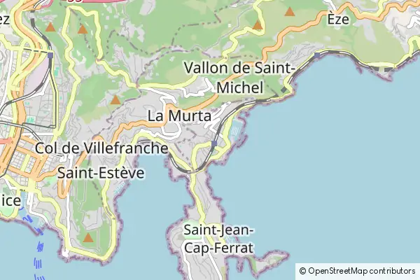 Mapa Beaulieu-sur-Mer