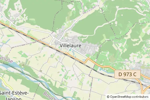 Mapa Villelaure