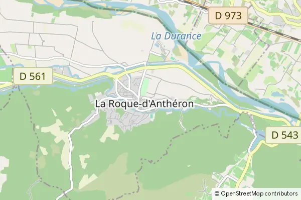 Mapa La Roque-d'Anthéron