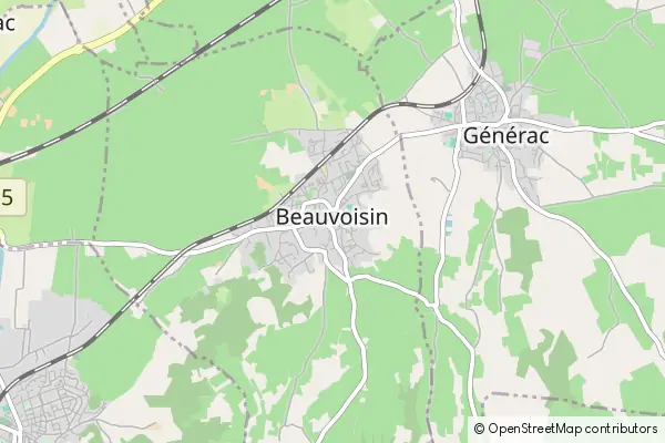 Mapa Beauvoisin