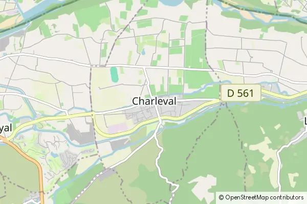 Mapa Charleval