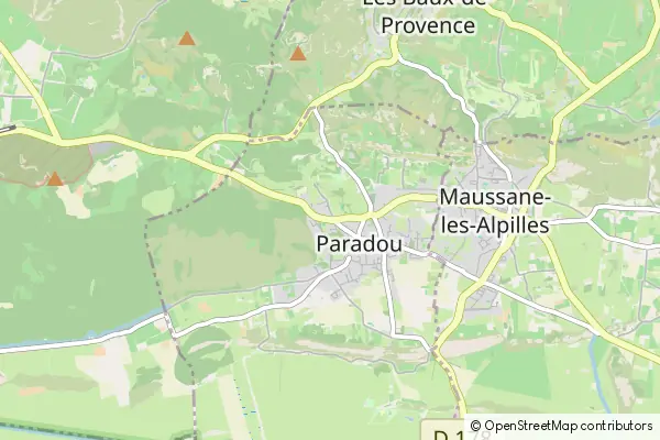 Mapa Paradou