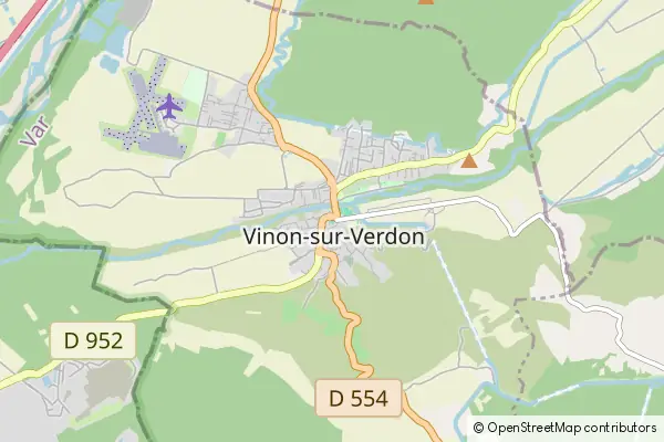 Mapa Vinon-sur-Verdon