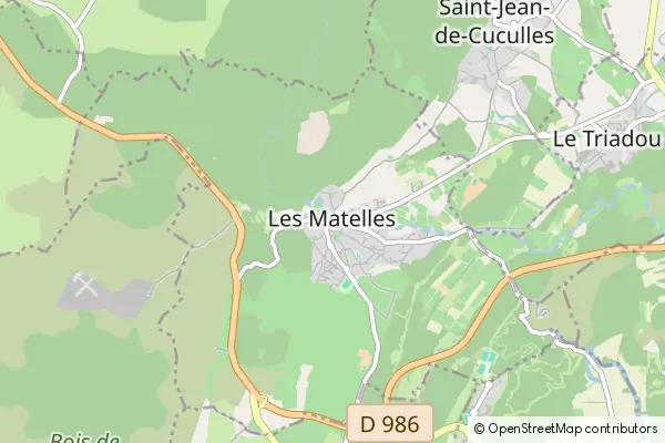 Mapa Matelles