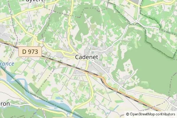 Mapa Cadenet