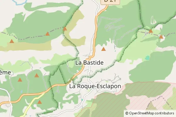 Mapa La Bastide