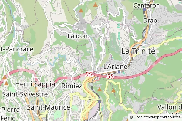Mapa Saint-André-de-la-Roche