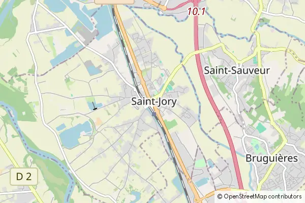 Mapa Saint-Jory