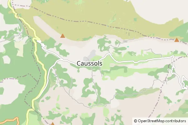 Mapa Caussols