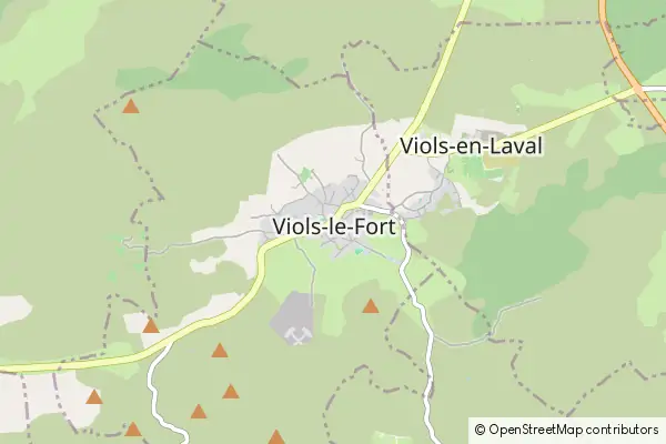 Mapa Viols-le-Fort