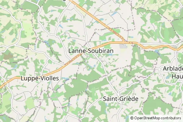 Mapa Lanne-Soubiran