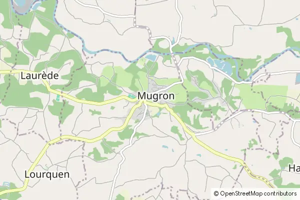 Mapa Mugron