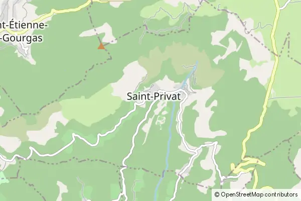 Mapa Saint-Privat