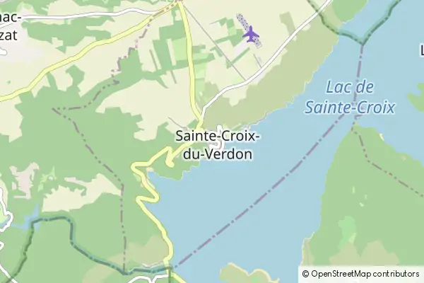 Mapa Sainte-Croix-de-Verdon