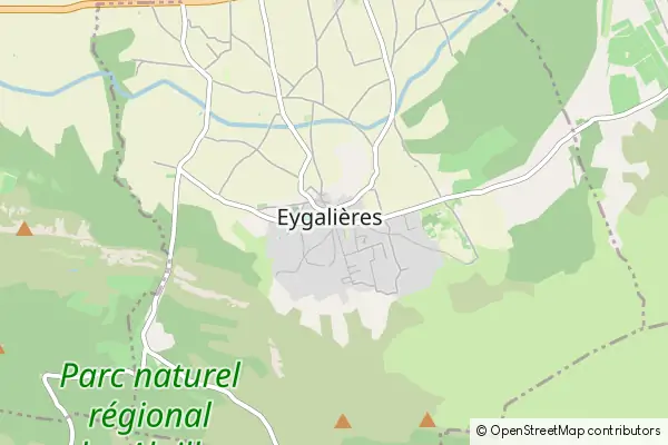 Mapa Eygalières