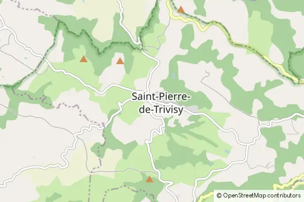 Mapa Saint-Pierre-de-Trivisy