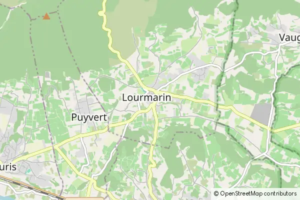 Mapa Lourmarin