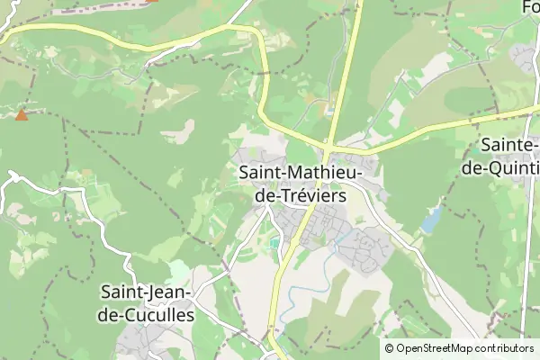 Mapa Saint-Mathieu-de-Tréviers