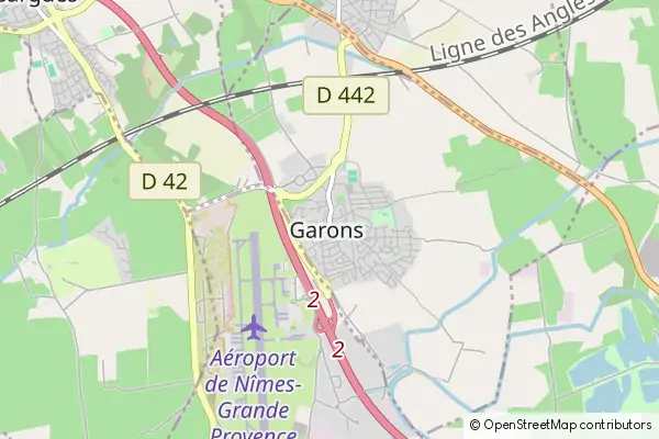 Mapa Garons