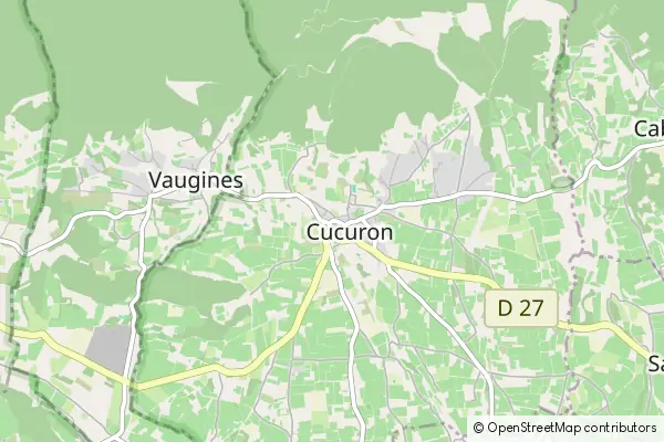 Mapa Cucuron