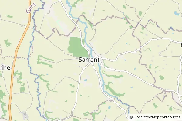 Mapa Sarrant