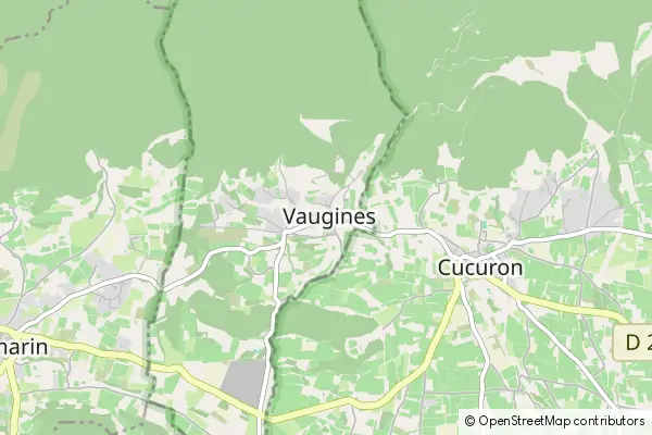 Mapa Vaugines