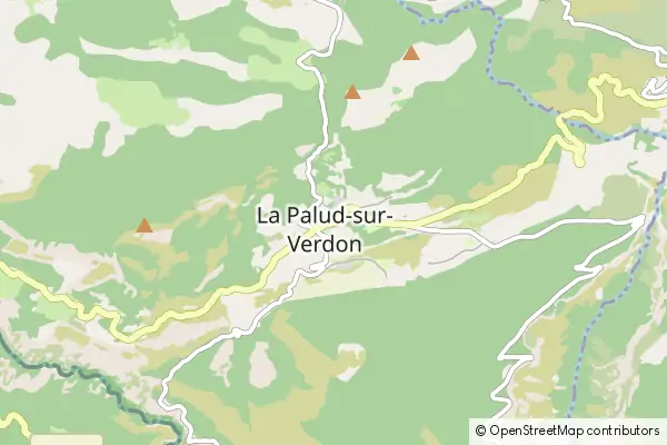 Mapa La Palud sur Verdon