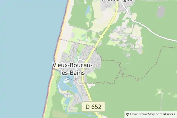 Mapa Vieux-Boucau-les-Bains