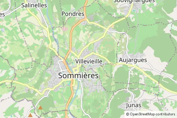 Mapa Villevieille