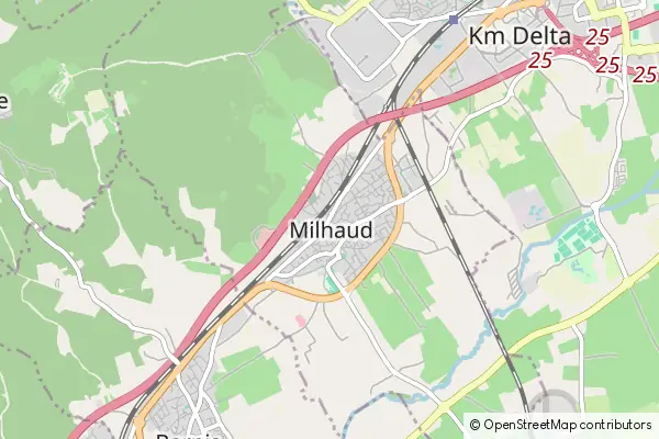 Mapa Milhaud