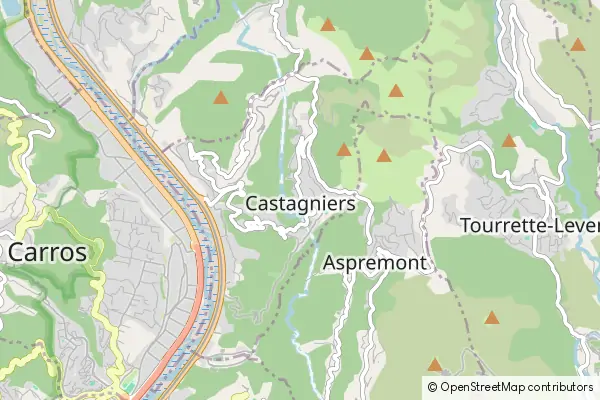 Mapa Castagniers