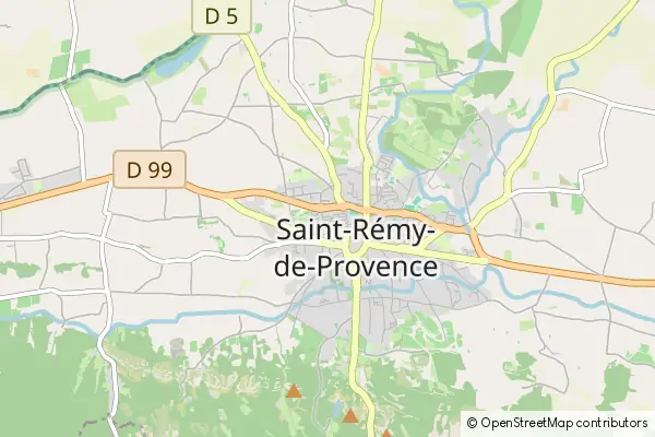 Mapa Saint-Rémy-de-Provence