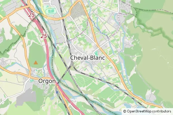 Mapa Cheval-Blanc