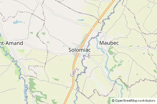 Mapa Solomiac