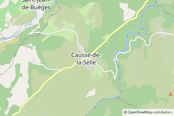 Mapa Causse de la Selle