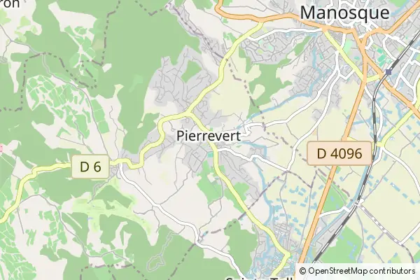 Mapa Pierrevert