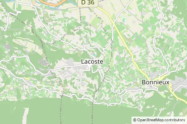 Mapa Lacoste