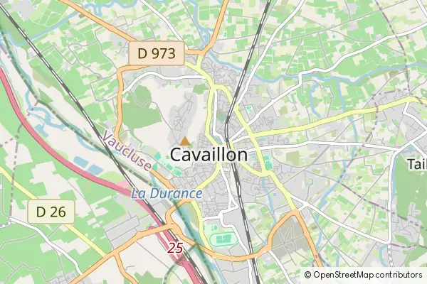 Mapa Cavaillon