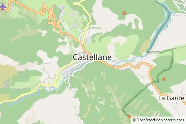 Mapa Castellane