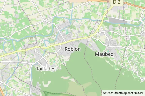 Mapa Robion