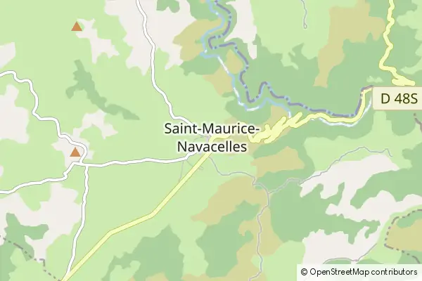 Mapa Saint-Maurice-Navacelles