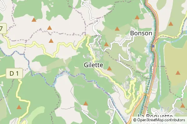 Mapa Gilette